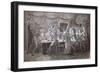 An Evening Wedding Meal-Jacques Bertaux-Framed Giclee Print