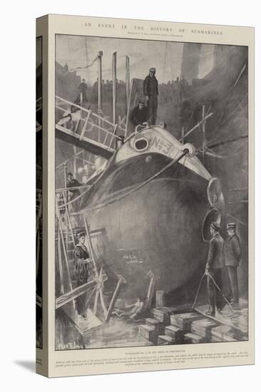 An Event in the History of Submarines-Fred T. Jane-Stretched Canvas