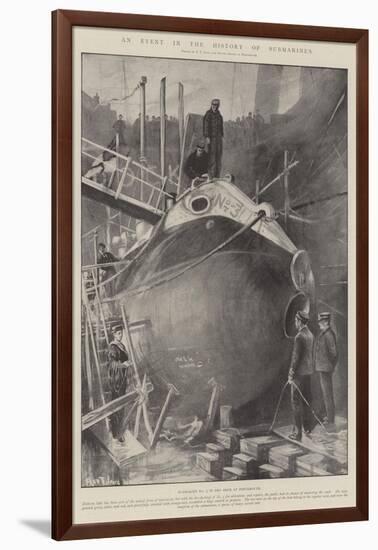 An Event in the History of Submarines-Fred T. Jane-Framed Giclee Print