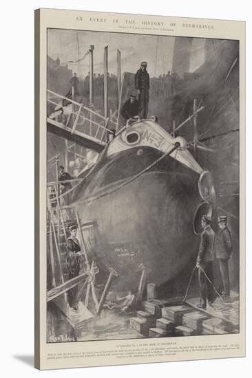 An Event in the History of Submarines-Fred T. Jane-Stretched Canvas