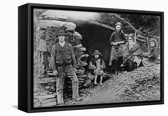 An Evicted Family at Glenbeigh, Ireland, 1888-Francis Guy-Framed Stretched Canvas
