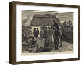 An Eviction in the West of Ireland-Aloysius O'Kelly-Framed Giclee Print