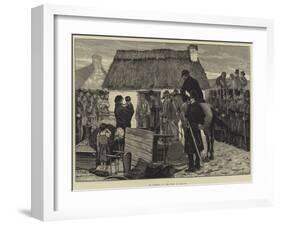 An Eviction in the West of Ireland-Aloysius O'Kelly-Framed Giclee Print