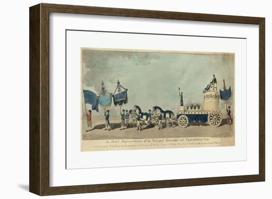 An Exact Representation of the Principal Banners and Triumphal Car-null-Framed Giclee Print