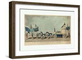 An Exact Representation of the Principal Banners and Triumphal Car-null-Framed Giclee Print