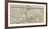 An Exact Survey of Chiswick and Hamersmith, 1745-John Rocque-Framed Premium Giclee Print