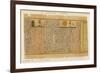 An Example of Egyptian Hieroglyphics: The Sun-God in His Bark-E.a. Wallis Budge-Framed Premium Giclee Print