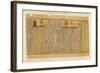 An Example of Egyptian Hieroglyphics: The Sun-God in His Bark-E.a. Wallis Budge-Framed Art Print