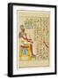 An Example of Egyptian Hieroglyphics-null-Framed Art Print