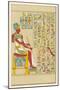 An Example of Egyptian Hieroglyphics-null-Mounted Art Print