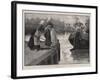 An Exchange of Compliments, a Scene on a Dutch Canal-Gordon Frederick Browne-Framed Giclee Print