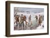 An Exciting Finish to a Curling Match in Scotland-J. Michael-Framed Photographic Print