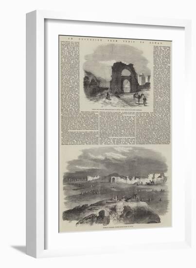 An Excursion from Tunis to Zowan-null-Framed Giclee Print