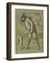 An Executioner About to Decapitate a Bearded Saint-Girolamo Romanino-Framed Giclee Print