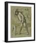 An Executioner About to Decapitate a Bearded Saint-Girolamo Romanino-Framed Giclee Print