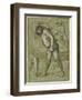 An Executioner About to Decapitate a Bearded Saint-Girolamo Romanino-Framed Giclee Print