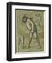 An Executioner About to Decapitate a Bearded Saint-Girolamo Romanino-Framed Giclee Print