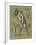 An Executioner About to Decapitate a Bearded Saint-Girolamo Romanino-Framed Giclee Print