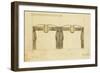 An Exhibition Stand for Francis Smith, used at the Glasgow Exhibition, Shown in Elevation, 1901-Charles Rennie Mackintosh-Framed Giclee Print