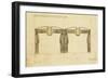 An Exhibition Stand for Francis Smith, used at the Glasgow Exhibition, Shown in Elevation, 1901-Charles Rennie Mackintosh-Framed Giclee Print