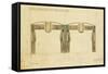 An Exhibition Stand for Francis Smith, used at the Glasgow Exhibition, Shown in Elevation, 1901-Charles Rennie Mackintosh-Framed Stretched Canvas