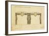 An Exhibition Stand for Francis Smith, used at the Glasgow Exhibition, Shown in Elevation, 1901-Charles Rennie Mackintosh-Framed Giclee Print