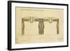 An Exhibition Stand for Francis Smith, used at the Glasgow Exhibition, Shown in Elevation, 1901-Charles Rennie Mackintosh-Framed Giclee Print