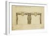 An Exhibition Stand for Francis Smith, used at the Glasgow Exhibition, Shown in Elevation, 1901-Charles Rennie Mackintosh-Framed Giclee Print