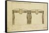 An Exhibition Stand for Francis Smith, used at the Glasgow Exhibition, Shown in Elevation, 1901-Charles Rennie Mackintosh-Framed Stretched Canvas