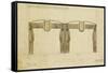 An Exhibition Stand for Francis Smith, used at the Glasgow Exhibition, Shown in Elevation, 1901-Charles Rennie Mackintosh-Framed Stretched Canvas