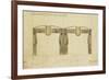 An Exhibition Stand for Francis Smith, used at the Glasgow Exhibition, Shown in Elevation, 1901-Charles Rennie Mackintosh-Framed Giclee Print