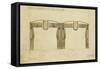 An Exhibition Stand for Francis Smith, used at the Glasgow Exhibition, Shown in Elevation, 1901-Charles Rennie Mackintosh-Framed Stretched Canvas