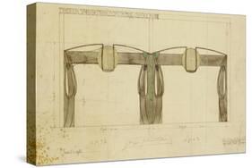 An Exhibition Stand for Francis Smith, used at the Glasgow Exhibition, Shown in Elevation, 1901-Charles Rennie Mackintosh-Stretched Canvas