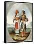 An Exotic Couple, Early 19th Century-null-Framed Stretched Canvas