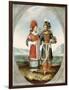 An Exotic Couple, Early 19th Century-null-Framed Giclee Print