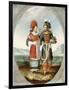 An Exotic Couple, Early 19th Century-null-Framed Giclee Print