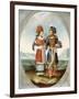 An Exotic Couple, Early 19th Century-null-Framed Premium Giclee Print