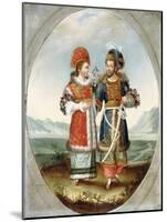 An Exotic Couple, Early 19th Century-null-Mounted Giclee Print