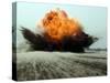 An Explosion Erupts from the Detonation of a Weapons Cache-Stocktrek Images-Stretched Canvas