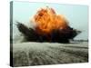 An Explosion Erupts from the Detonation of a Weapons Cache-Stocktrek Images-Stretched Canvas