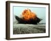 An Explosion Erupts from the Detonation of a Weapons Cache-Stocktrek Images-Framed Photographic Print