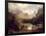 An Extensive Alpine Lake Landscape, 1862-Augustus Wilhelm Leu-Framed Giclee Print