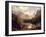 An Extensive Alpine Lake Landscape, 1862-Augustus Wilhelm Leu-Framed Giclee Print