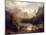 An Extensive Alpine Lake Landscape, 1862-Augustus Wilhelm Leu-Mounted Giclee Print