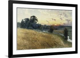 An Extensive Landscape at Sunset, 1902-Johan Ericson-Framed Giclee Print