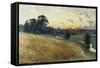 An Extensive Landscape at Sunset, 1902-Johan Ericson-Framed Stretched Canvas