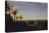 An Extensive Landscape in Brazil with the Portuguese Residence, the Church and the Casa-Grande,…-Frans Jansz Post-Stretched Canvas
