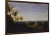 An Extensive Landscape in Brazil with the Portuguese Residence, the Church and the Casa-Grande,…-Frans Jansz Post-Framed Giclee Print