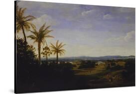 An Extensive Landscape in Brazil with the Portuguese Residence, the Church and the Casa-Grande,…-Frans Jansz Post-Stretched Canvas