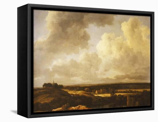 An Extensive Landscape in Summer, 1665-70-Jacob Isaaksz. Or Isaacksz. Van Ruisdael-Framed Stretched Canvas